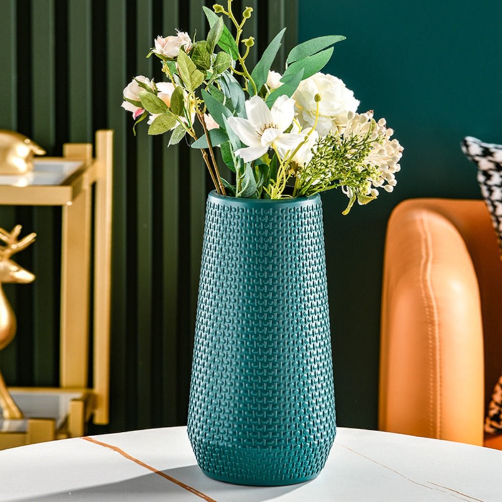 แจกันดอกไม้เซรามิกเทียมสีทึบขน - Centerpiece Vase Tall บทวิจารณ์และราคา