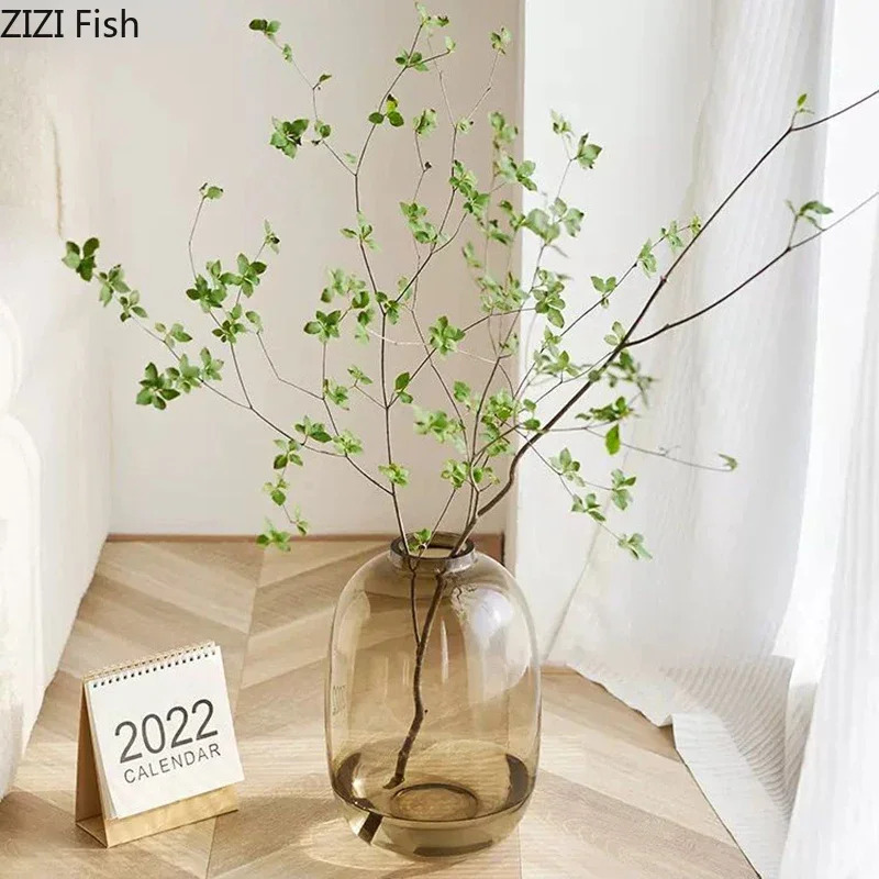 แจกันแก้วใส,ตกแต่งสํานักงาน,กร - Centerpiece Vase Tall บทวิจารณ์และราคา