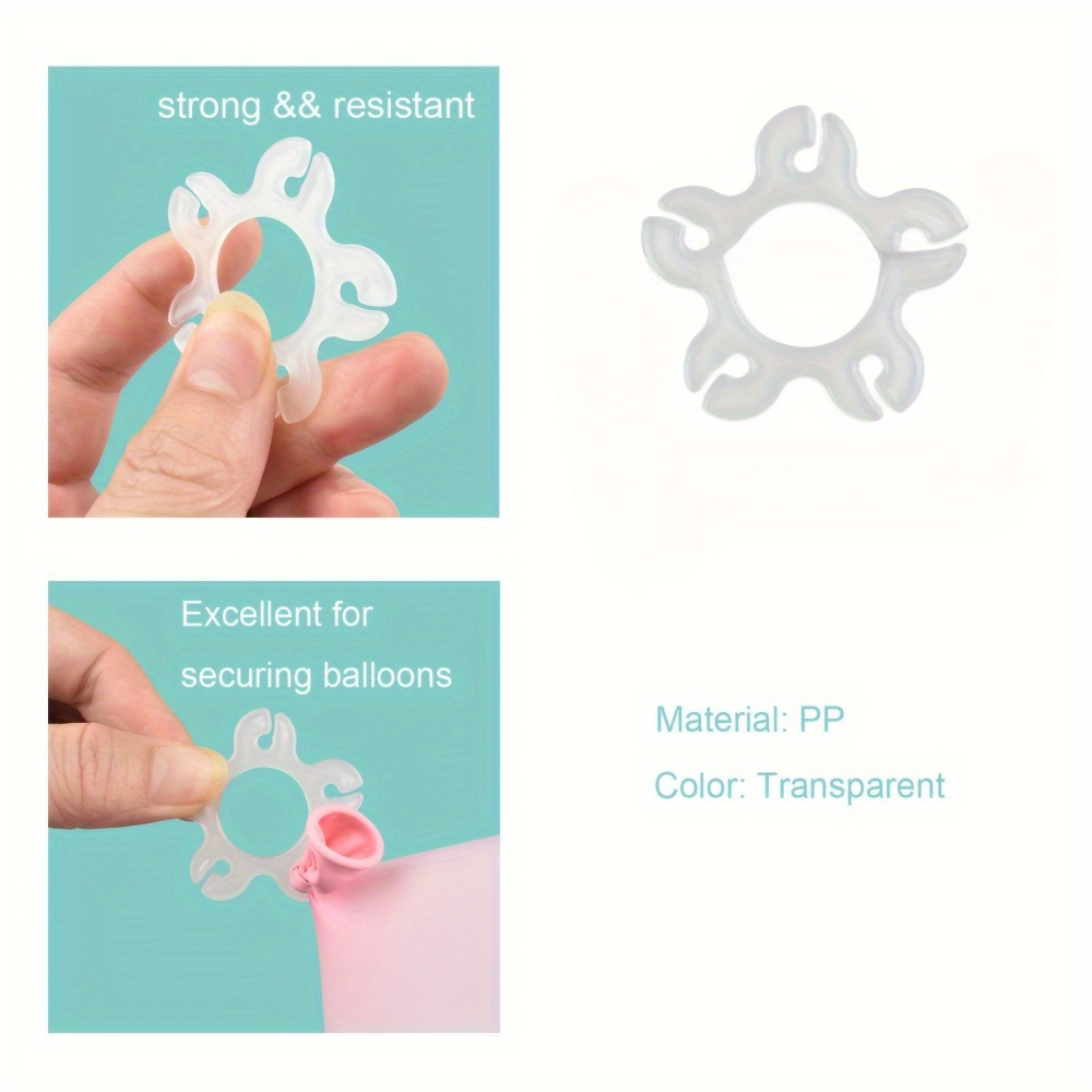50 ชิ้น คลิปหนีบลูกโป่ง พลาสติ - Wedding Balloon Arch บทวิจารณ์และราคา