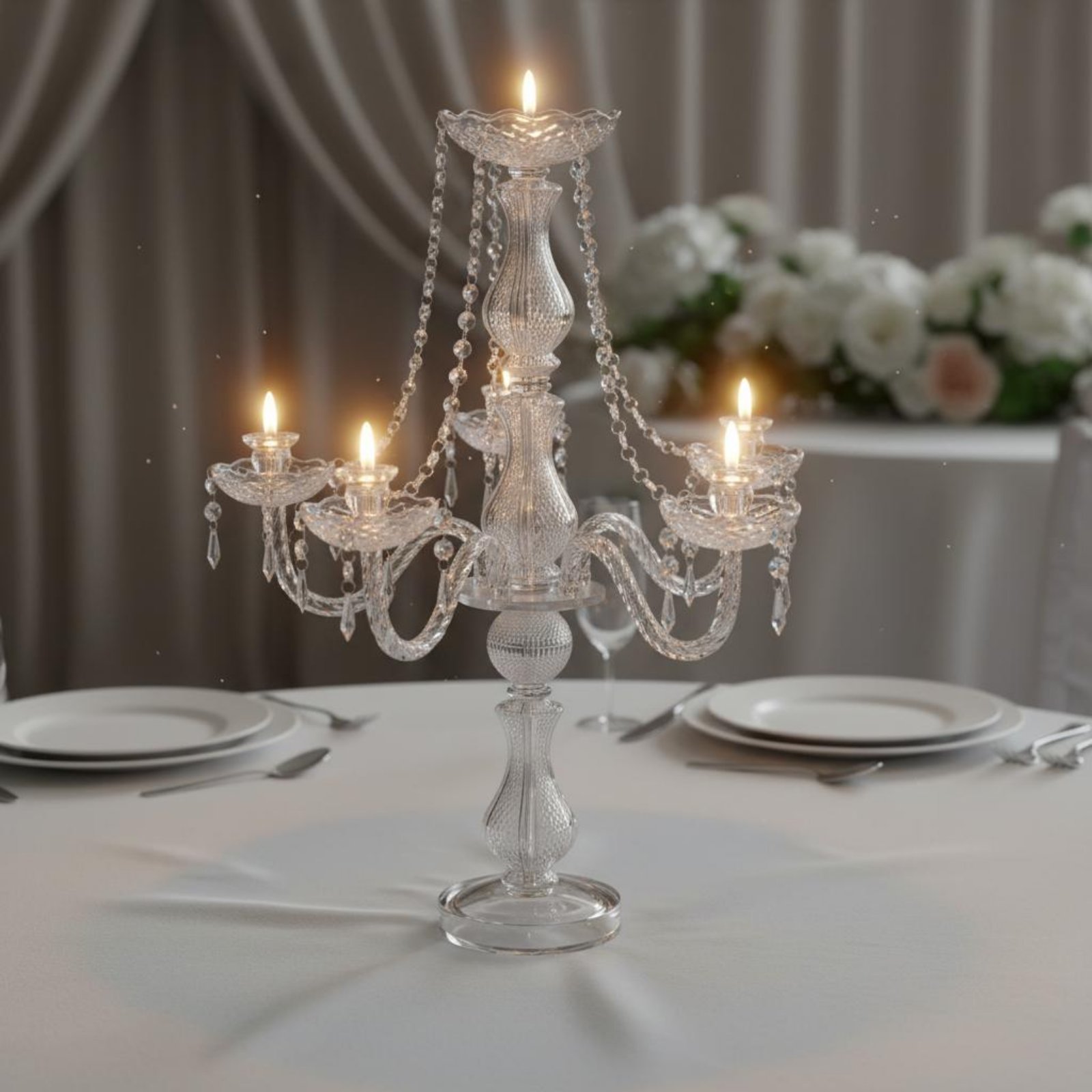เชิงเทียนคริสตัล ดีไซน์หรูหราส - Unity Candle Set บทวิจารณ์และราคา