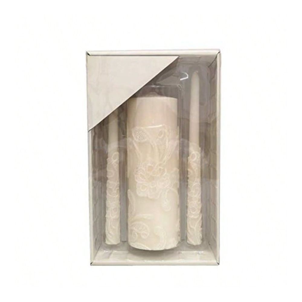 ชุดเทียนแต่งงานสีครีมสูง 1 นิ้ - Unity Candle Set บทวิจารณ์และราคา