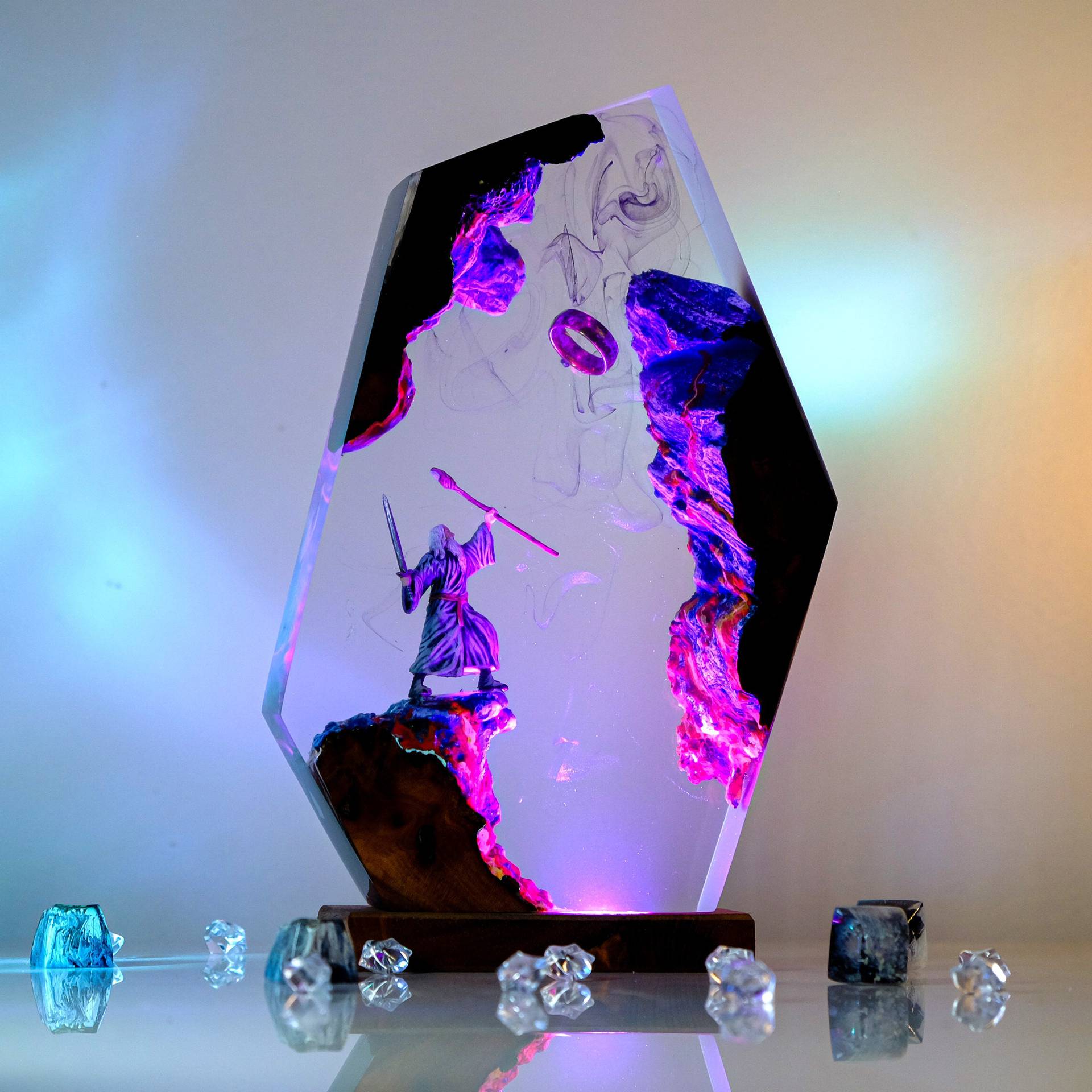 โคมไฟเรซิ่นรูปฉากภาพยนตร์ แหวน - Wedding Led บทวิจารณ์และราคา