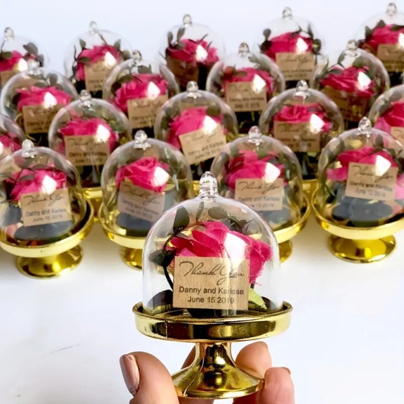 24 ชิ้นกล่องขนมพลาสติกขนาดเล็ก - Wedding Decor Supply Store บทวิจารณ์และราคา